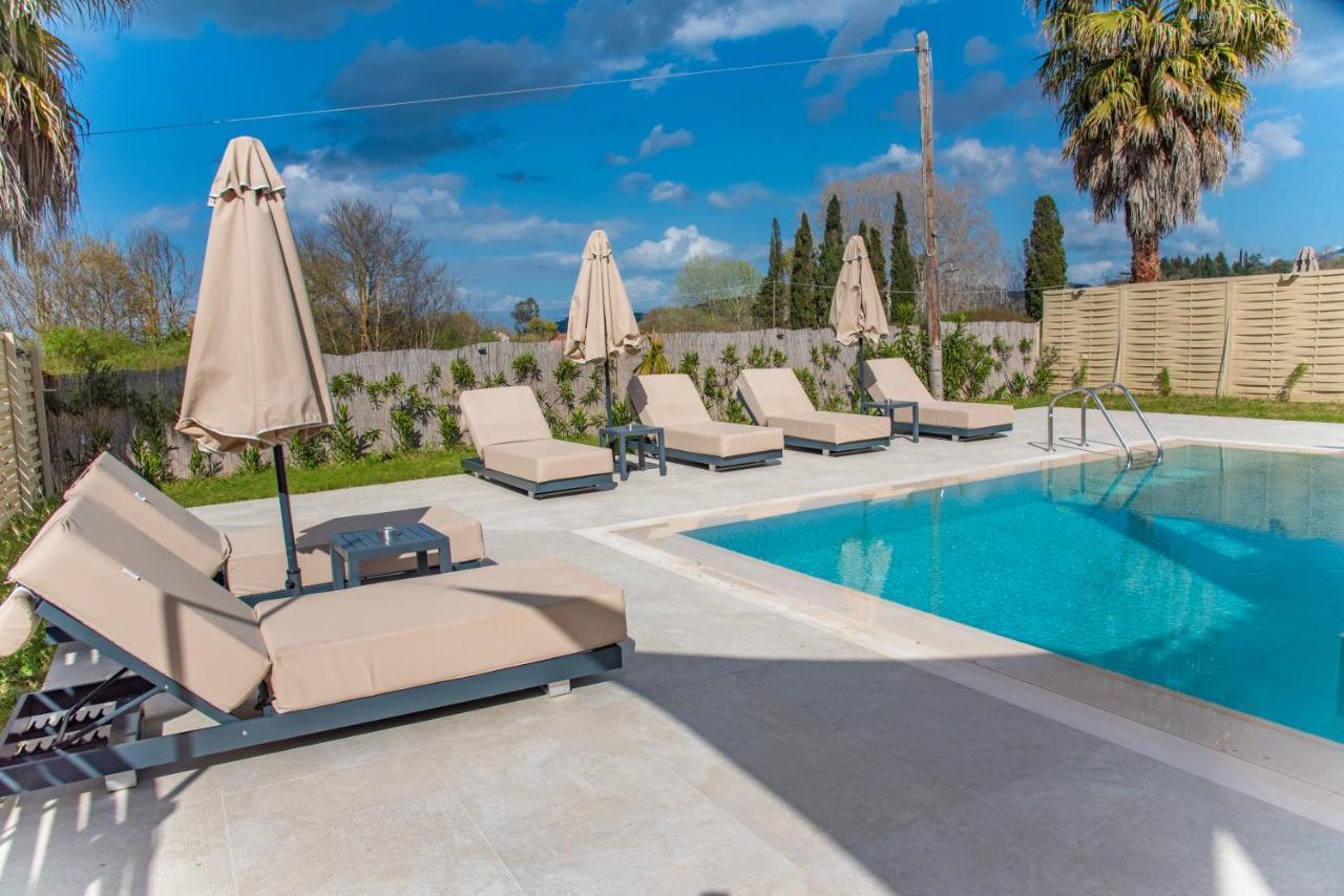 My Corfu Luxury Villa With Private Pool Sidárion Eksteriør billede