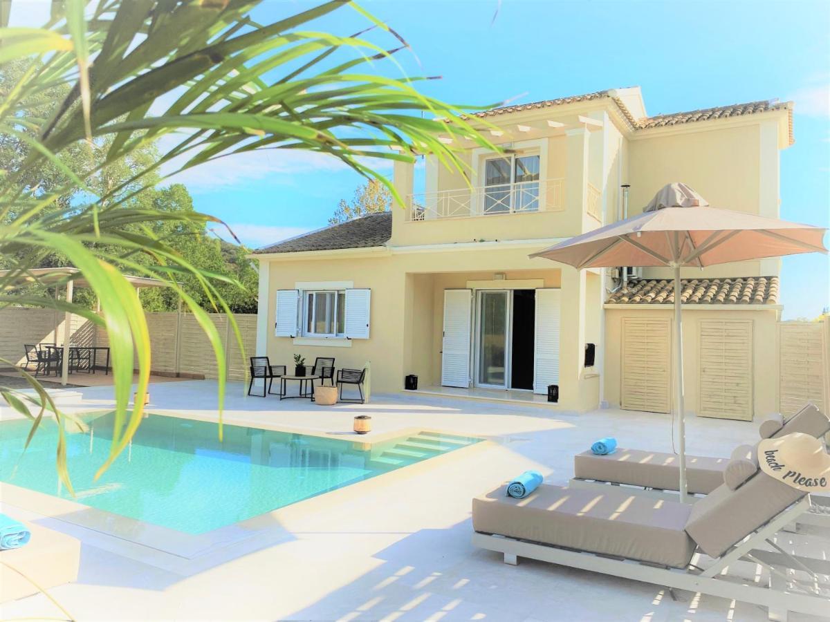 My Corfu Luxury Villa With Private Pool Sidárion Eksteriør billede