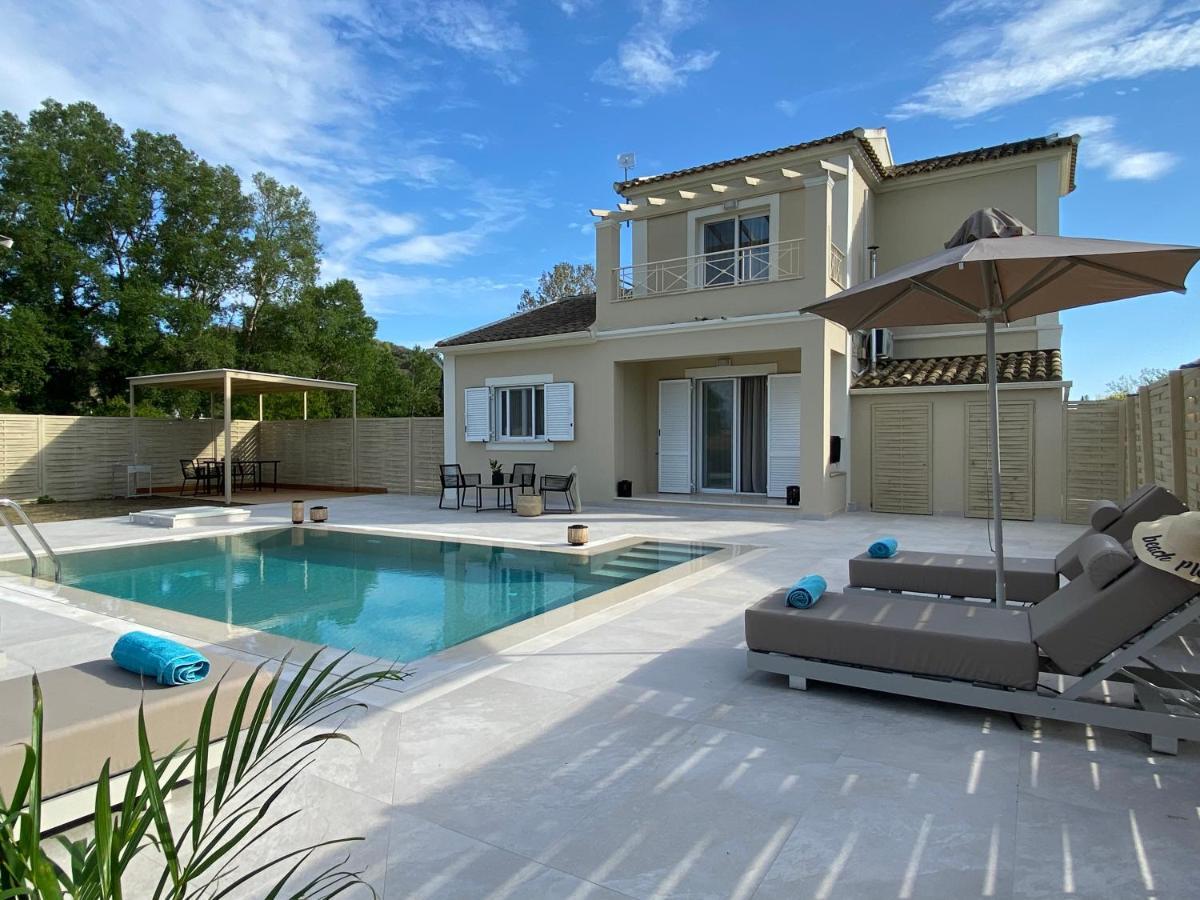 My Corfu Luxury Villa With Private Pool Sidárion Eksteriør billede