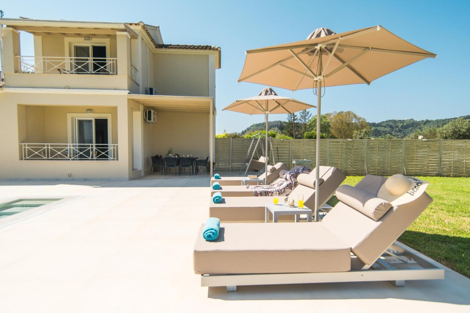 My Corfu Luxury Villa With Private Pool Sidárion Eksteriør billede