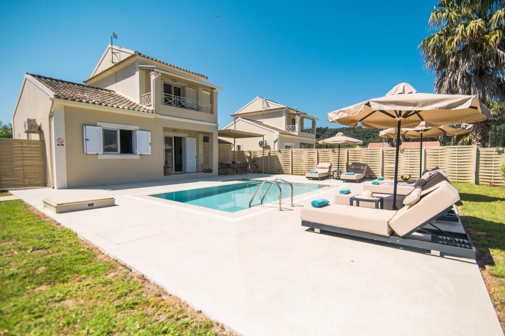 My Corfu Luxury Villa With Private Pool Sidárion Eksteriør billede