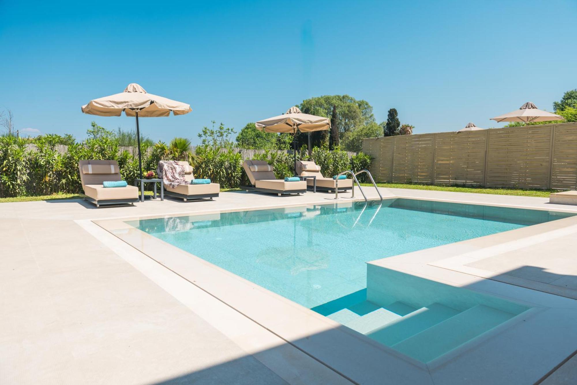 My Corfu Luxury Villa With Private Pool Sidárion Eksteriør billede