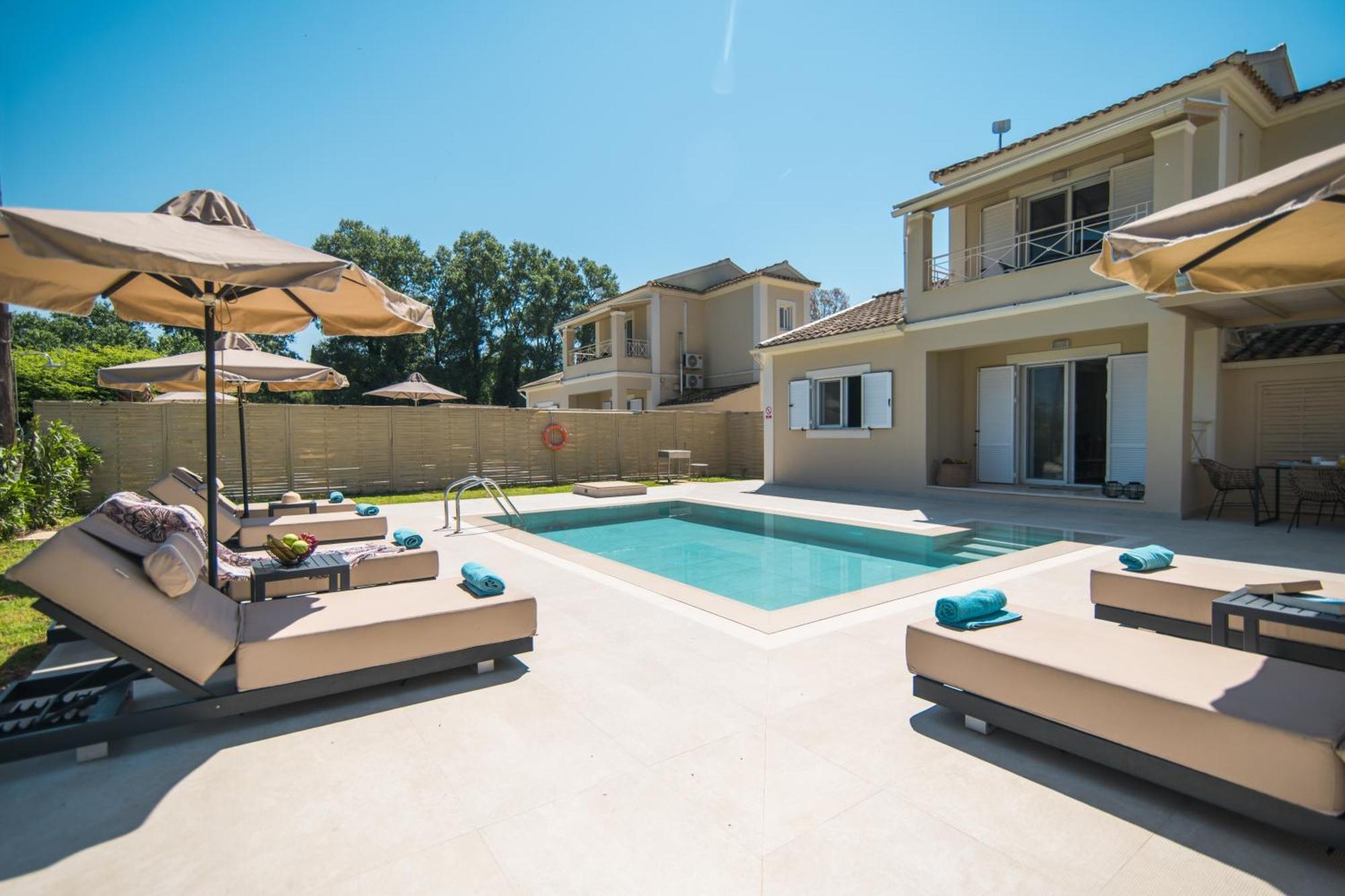 My Corfu Luxury Villa With Private Pool Sidárion Eksteriør billede