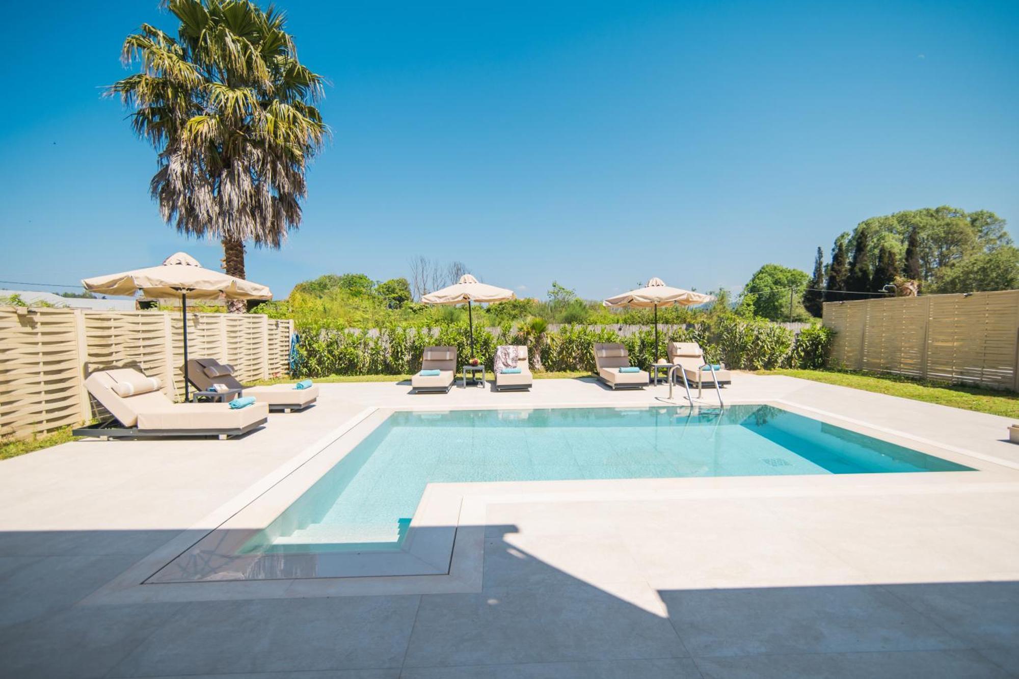 My Corfu Luxury Villa With Private Pool Sidárion Eksteriør billede