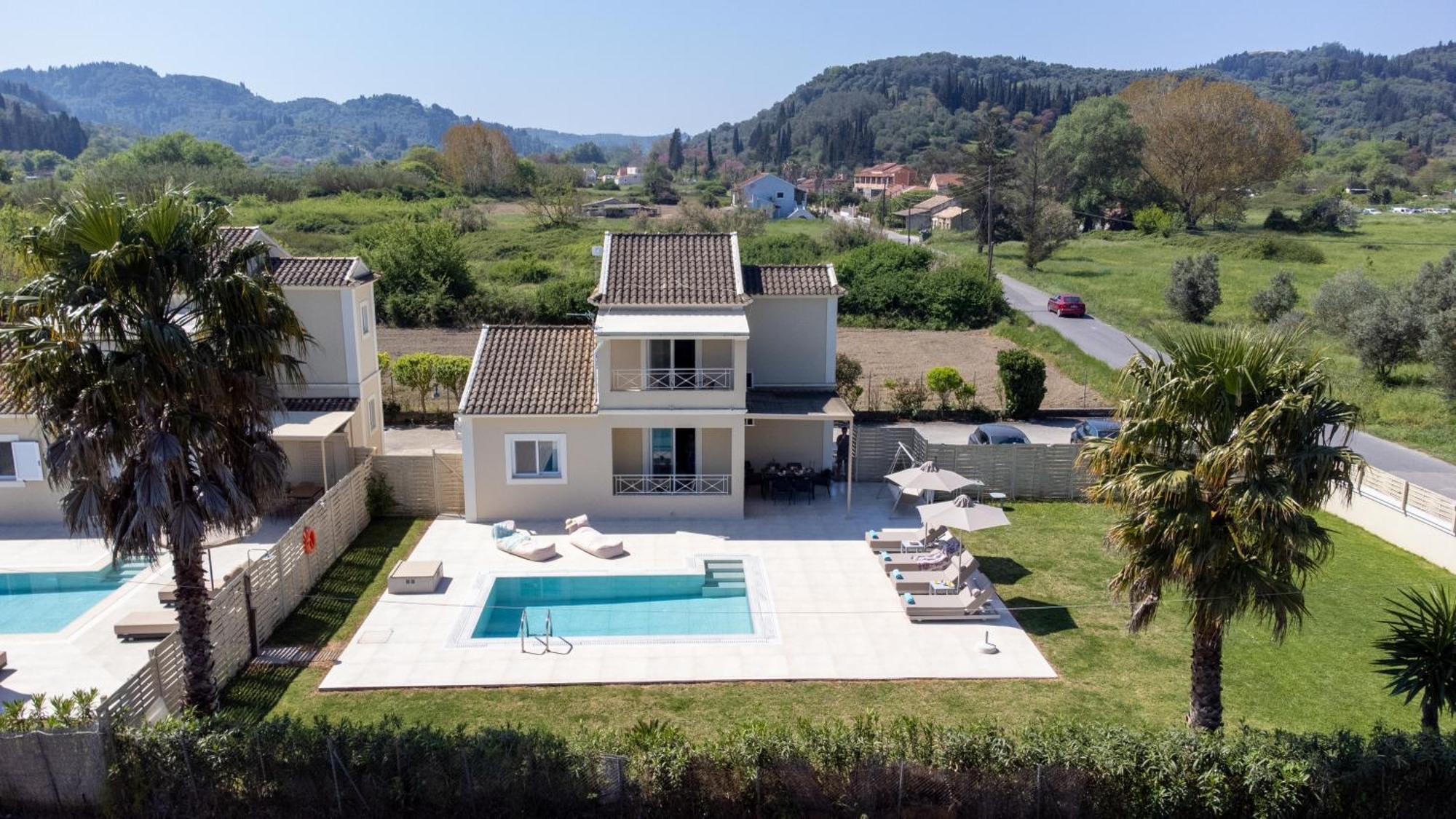 My Corfu Luxury Villa With Private Pool Sidárion Eksteriør billede