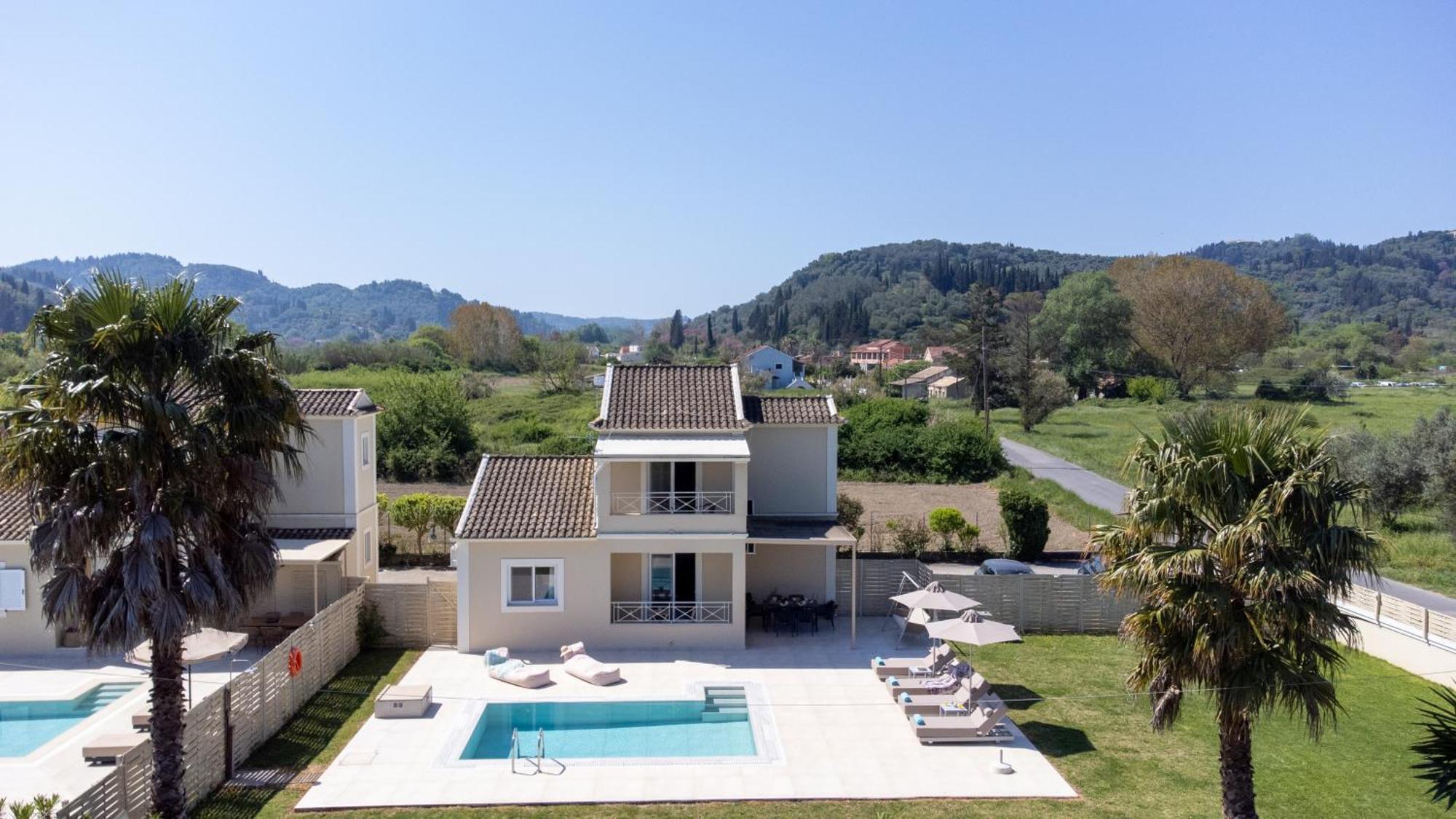 My Corfu Luxury Villa With Private Pool Sidárion Eksteriør billede