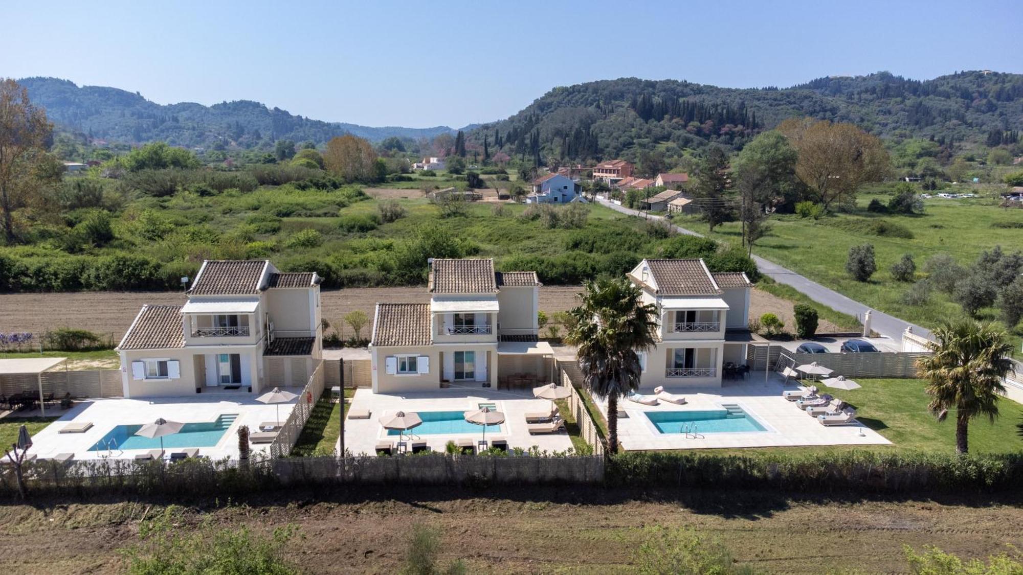 My Corfu Luxury Villa With Private Pool Sidárion Eksteriør billede